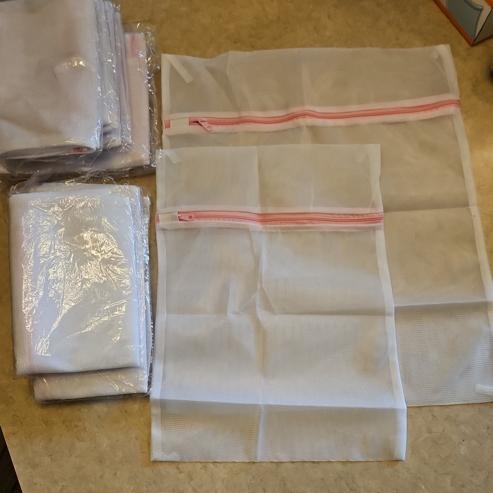 22-Pack Mesh Laundry Bags for Delicates | Zippered Wash Bags for Bras, Shoes
