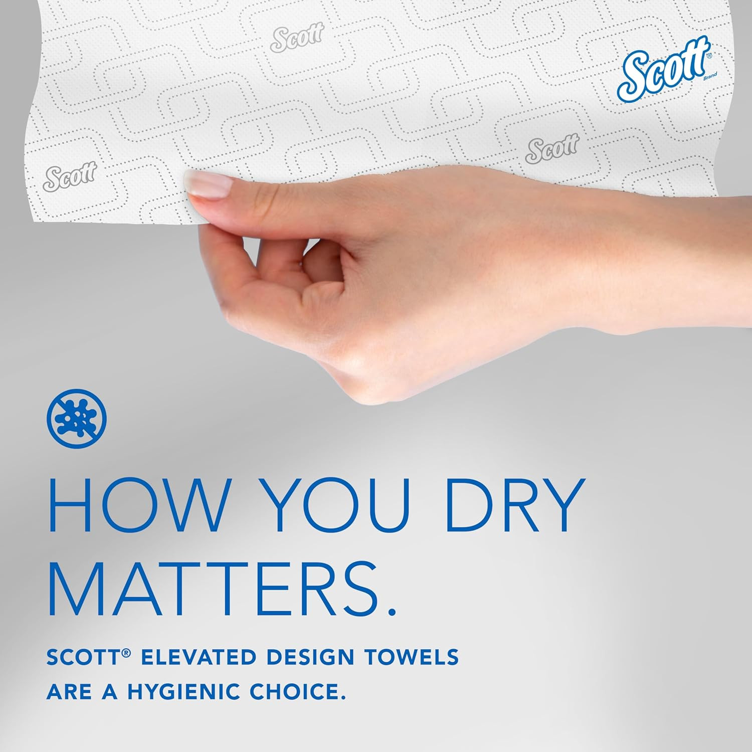 High-Capacity Hard Roll Paper Towels, Bulk (02001), Hardwound, Elevated Design,