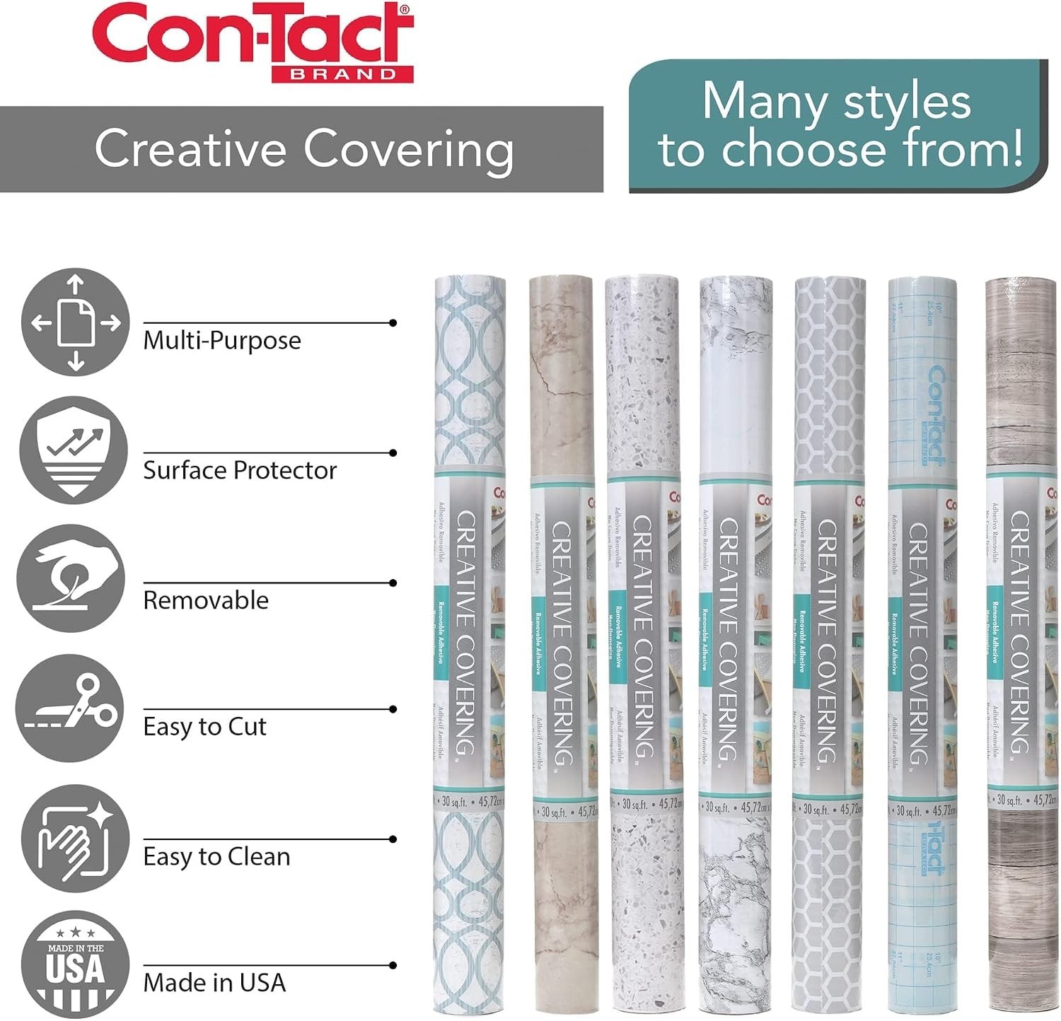 Blue Marble Self-Adhesive Shelf Liner – Stylish Protective Vinyl Covering 18×108