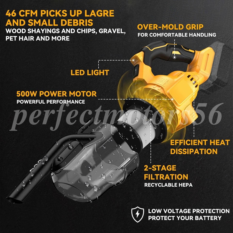 5 in 1 Cordless Vacuum Cleaner with 20V Battery Handheld Electric Vacuum Cleaner