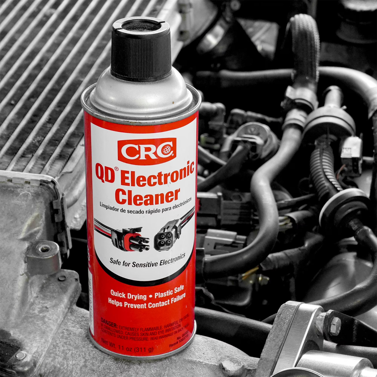 CRC Electronic Cleaner Spray, Quick-Dry Aerosol for Sensitive Electronics, 11 oz