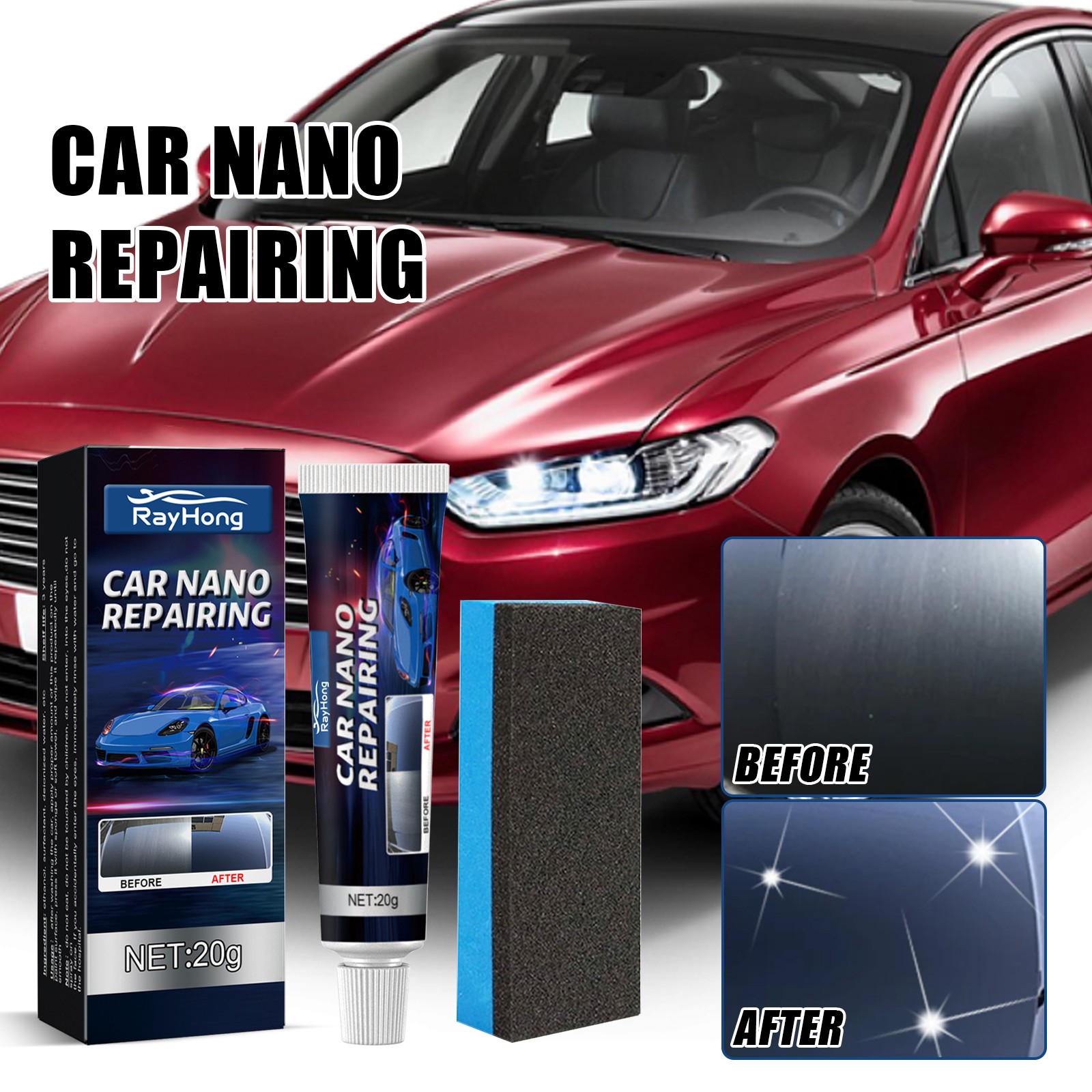 Ceramic Coating Liquid Wax – Hydrophobic Paint Sealant & Gloss Enhancer