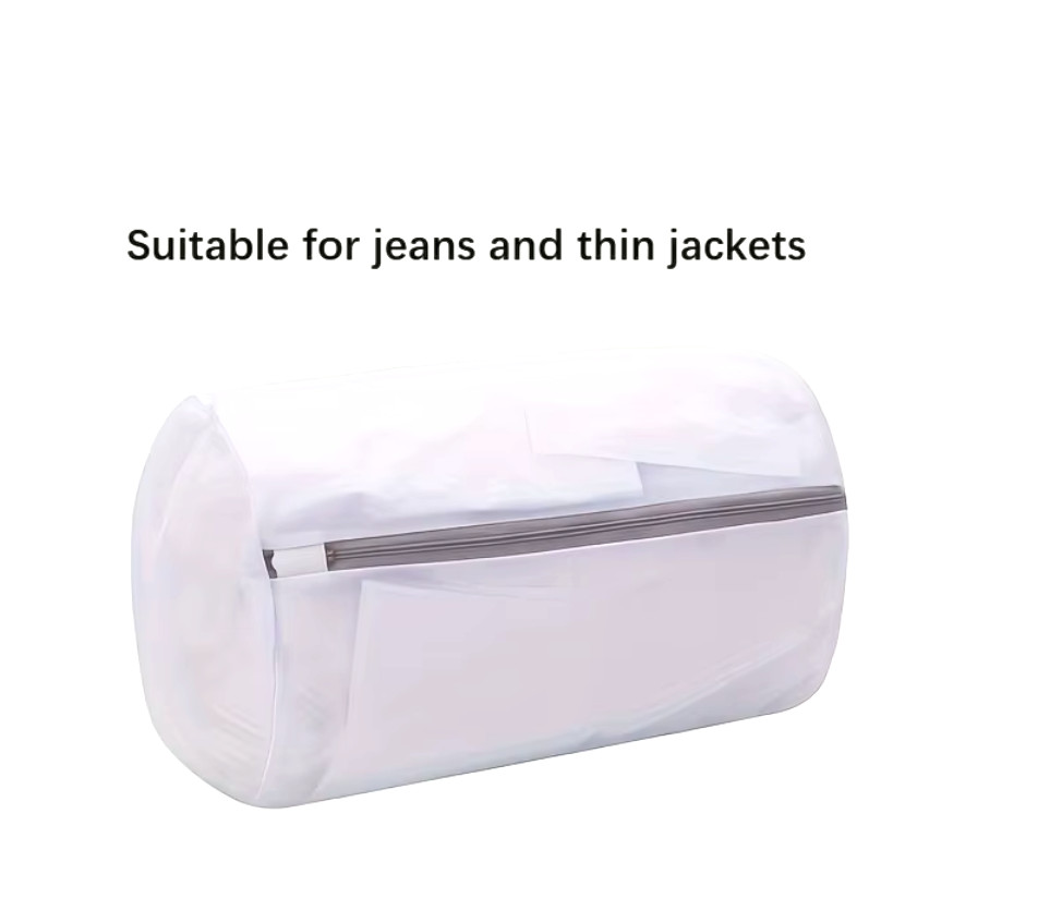 2pcs Mesh Shoe Cleaning Bag Reusable Laundry Protector with Zipper Closure – NEW