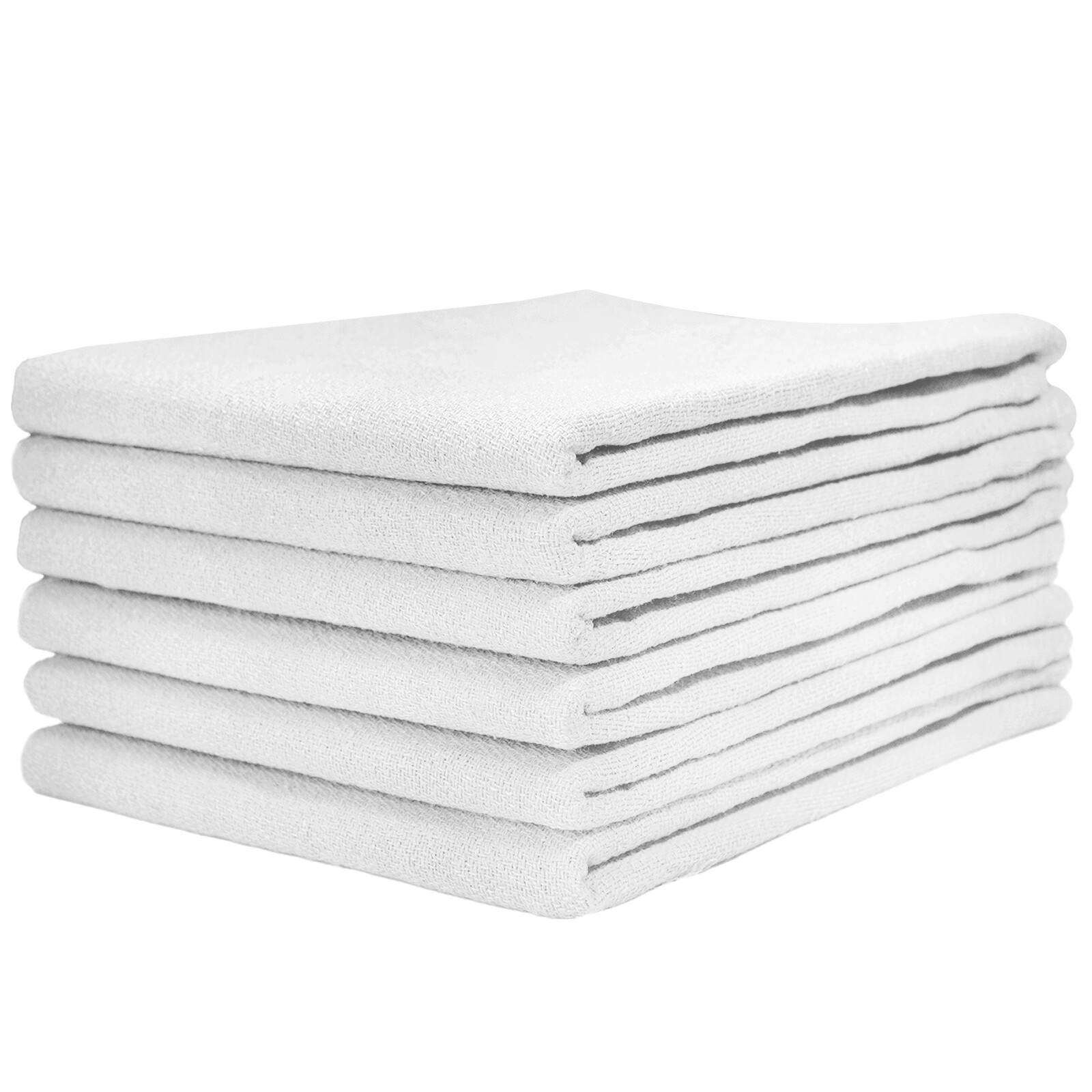 Premium White Huck Towels – 15 x 30 inch Multipurpose Cleaning Towels
