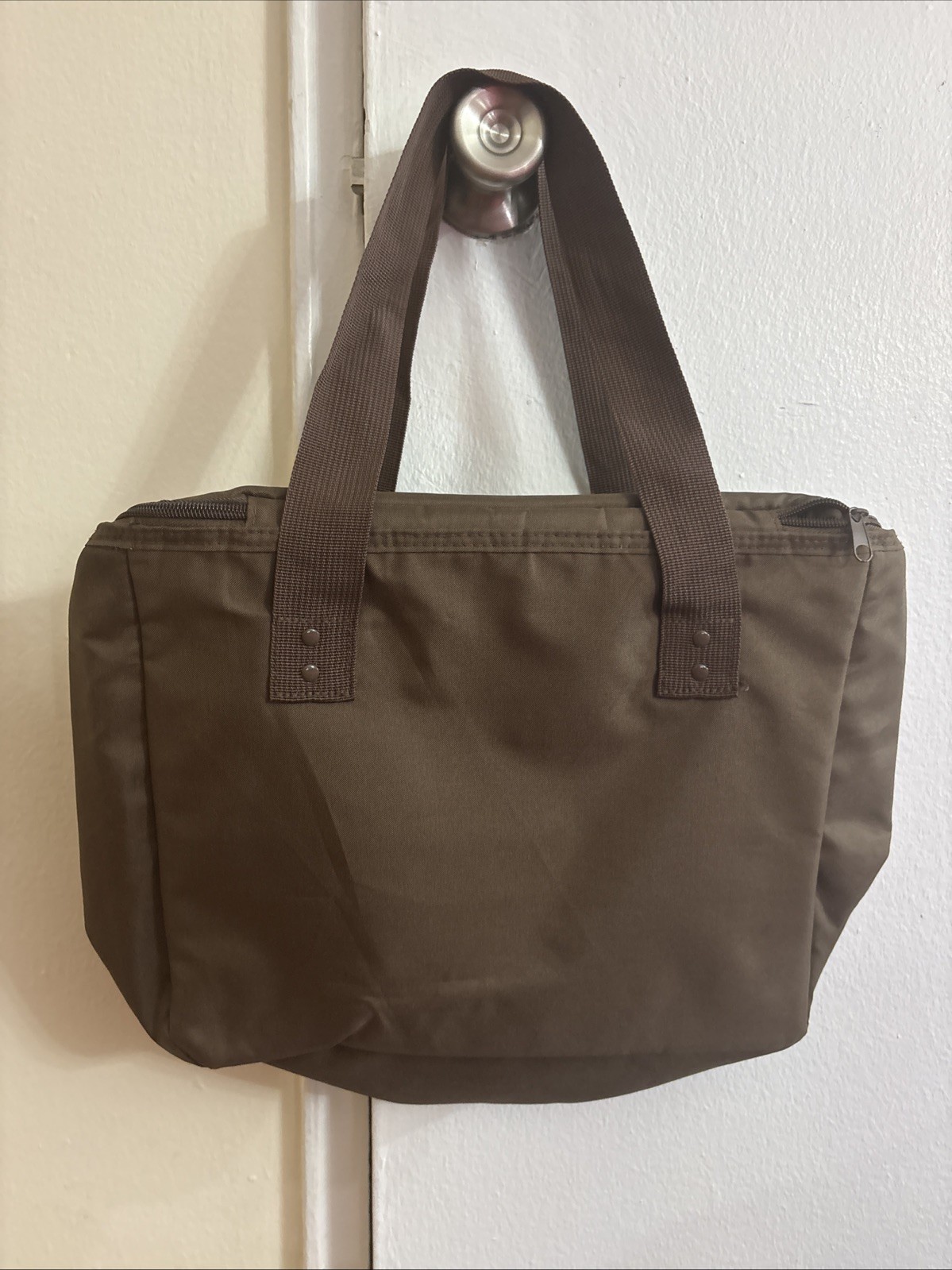 Brown Lindt Chocolatier Insulated Cooler Tote Bag 13 x 11 x 4 Inches