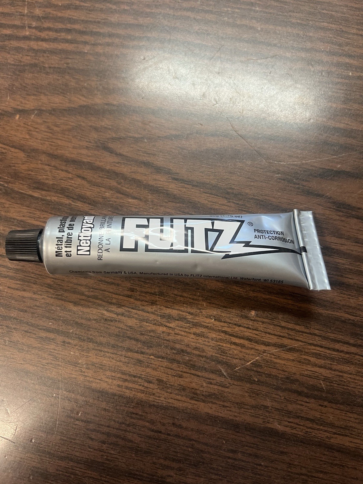 Flitz Metal Polish 1.75 Oz. Tube Metal polish fiberglass cleaner NEW