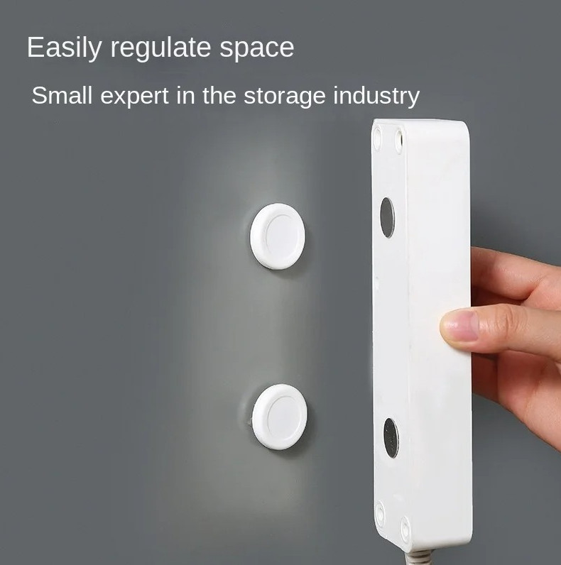 6 pcs Magnetic Remote Control Holder Wall Mount Adhesive Organizer