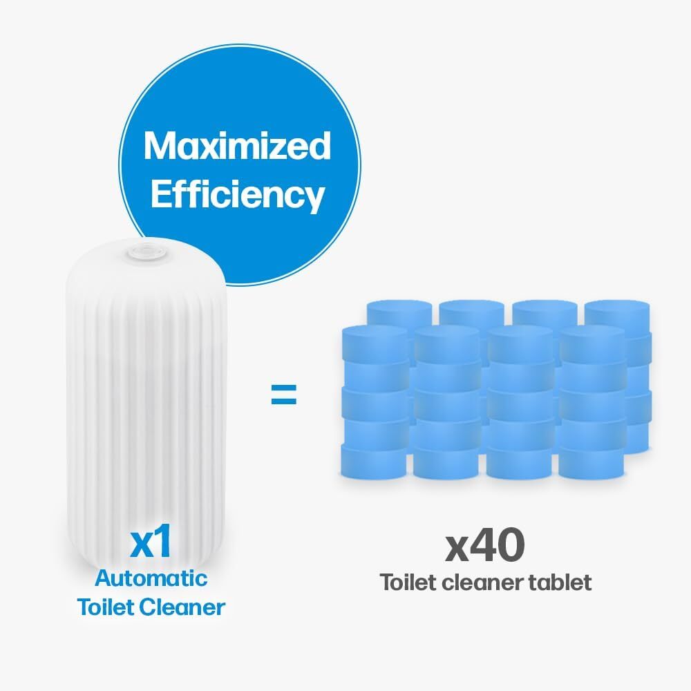Automatic Toilet Bowl Cleaners(UPTO 2500 FLUSHES/Bottle),3-4 MONTH Lasting