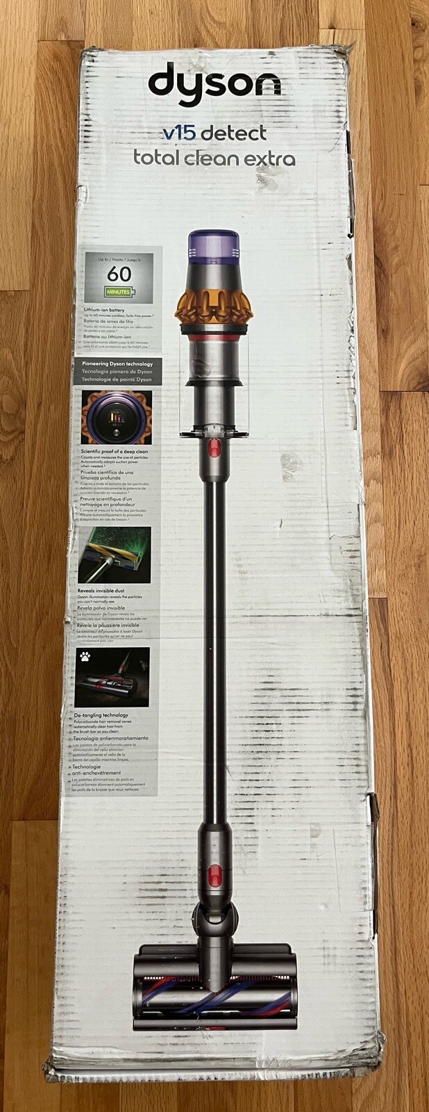 Dyson V15 Detect Total Clean Extra Cordless Vacuum Cleaner w/$100 In Tools New!