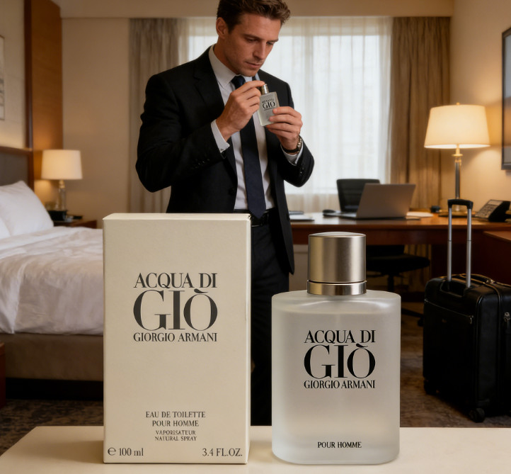 New with box Acqua Di Gio 3.4oz EDT Gift Spray For Men Fast Fast delive
