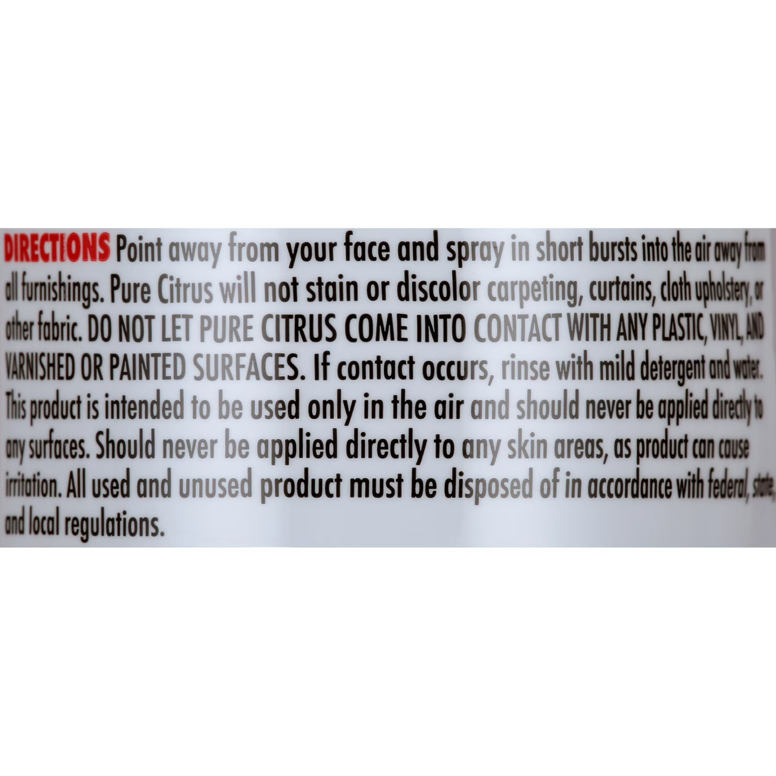 ( 6 PACK ) Pure Citrus Orange Air Freshener, 4oz Free Shipping Non-Aerosol