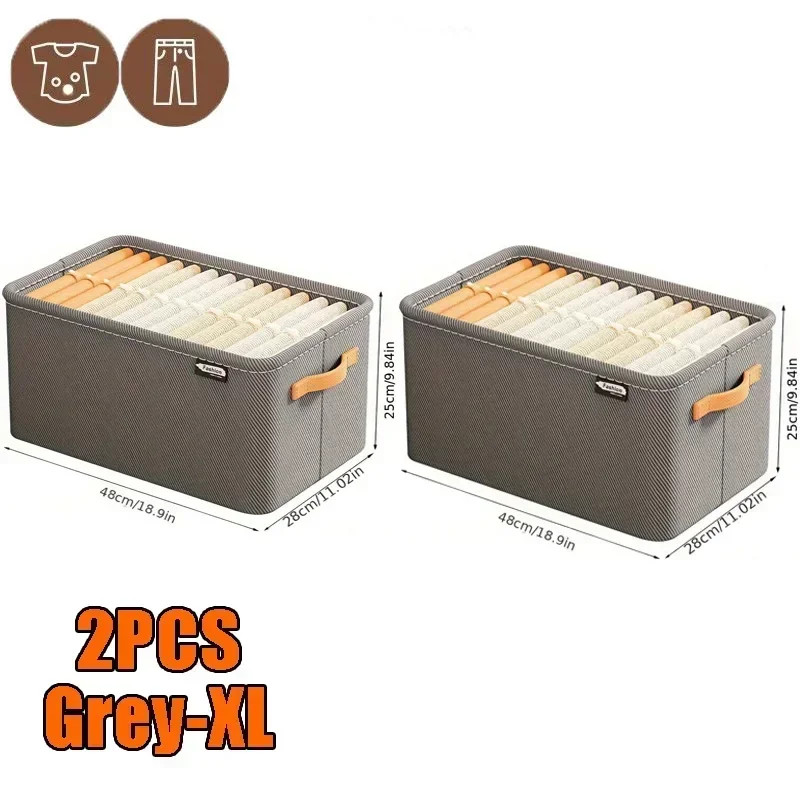 Thick Clothes Organizer Box Wardrobe Closet Drawer Divider for Jeans Sweaters