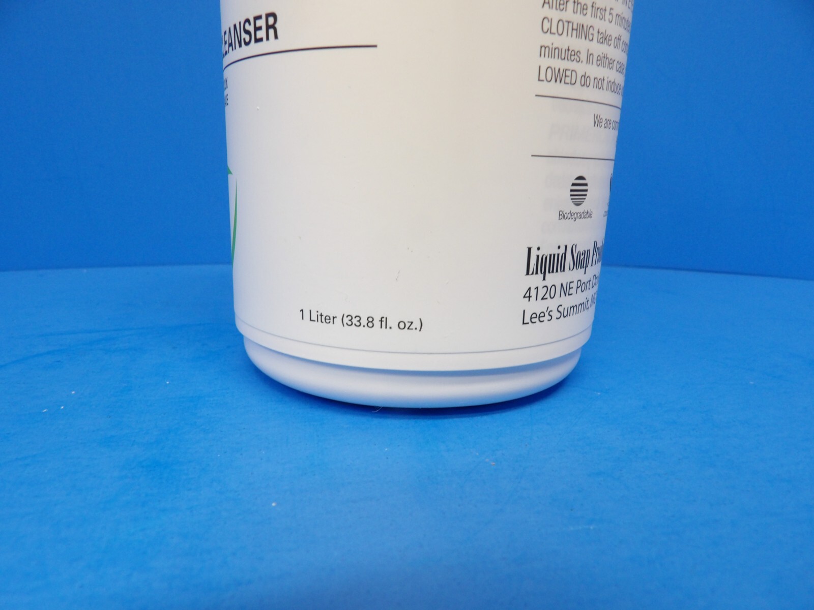 Natural Visions Soft Cleanser Hard Surface Cleaner 1 Liter NEW
