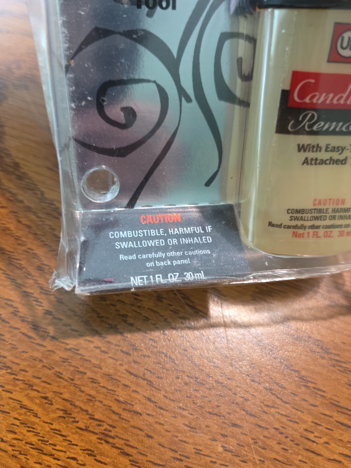 Un-Du Candle Wax Remover 1 Fl Oz With Easy To Use Tool Attached