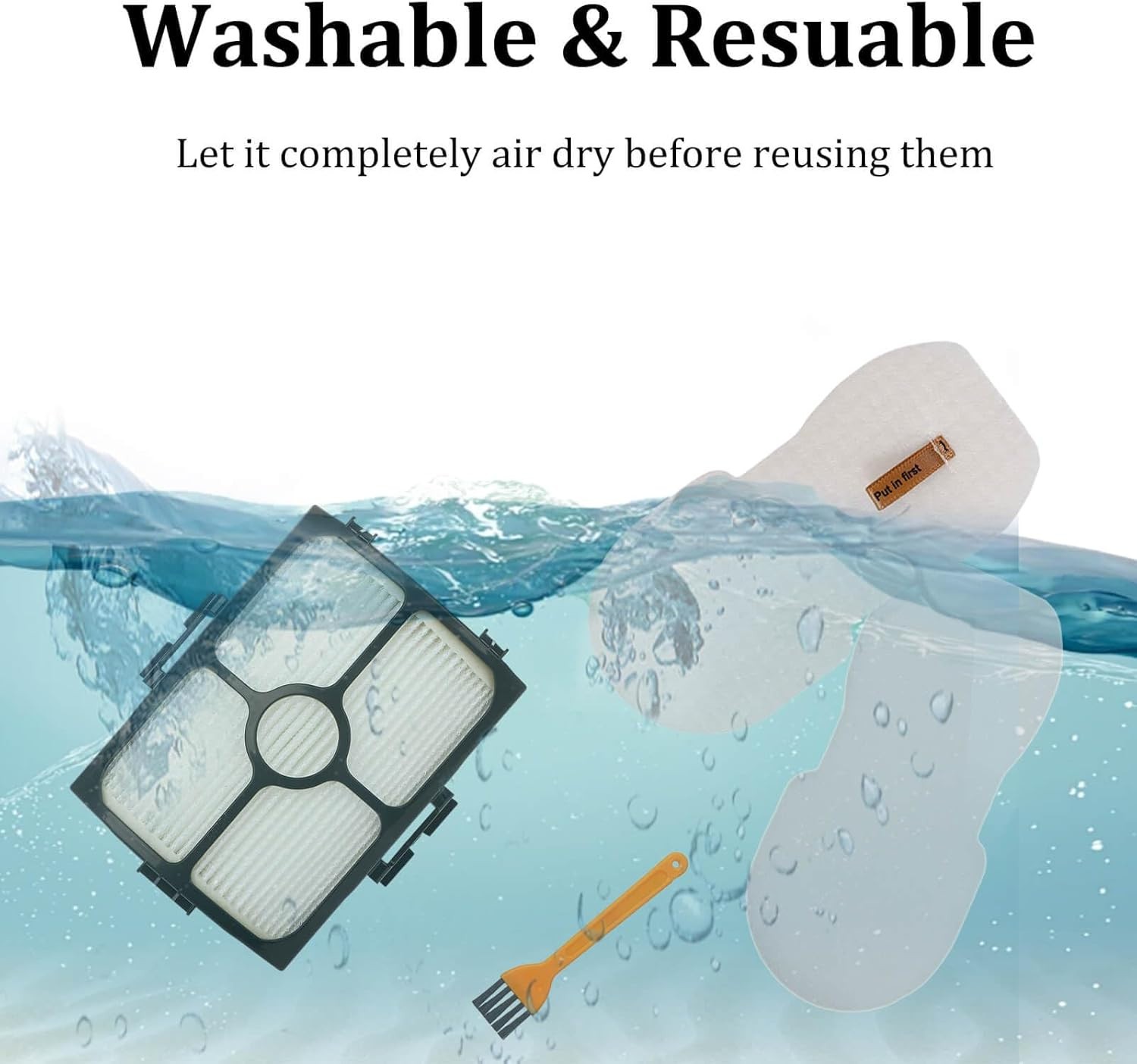 Replacement Filters for Shark HZ3002 HZ3000 Stratos Ultralight Corded Vacuums