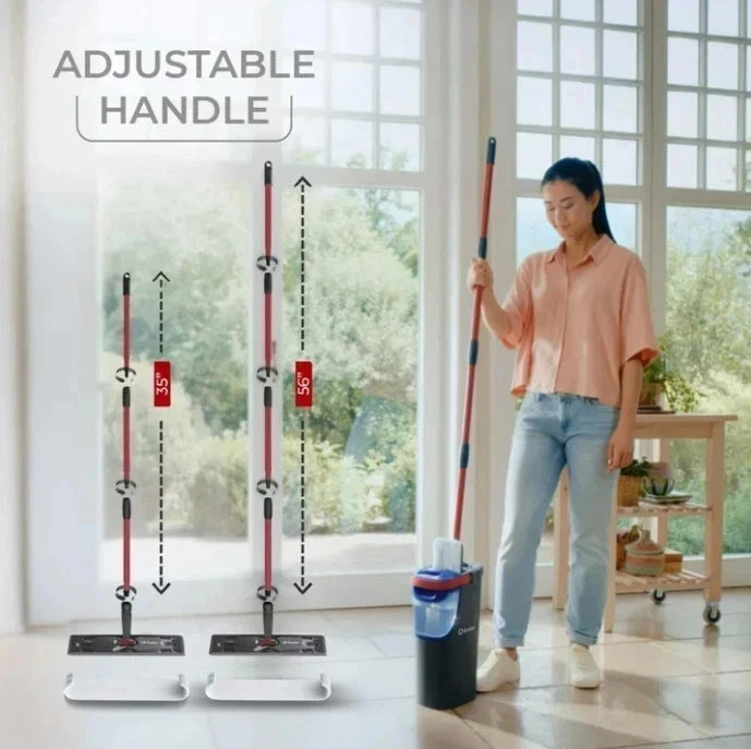 O-Cedar H2prO Microfiber Flat Mop System