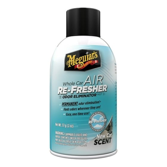 Meguiar’s G16402 Whole Car Air Re-Fresher,Odor Eliminator Mist New Car Scent 2oz