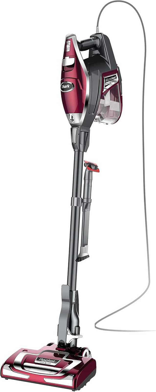 HV322 Rocket Deluxe Pro Corded Stick Vacuum with LED Headlights, XL Dust Cup, Li