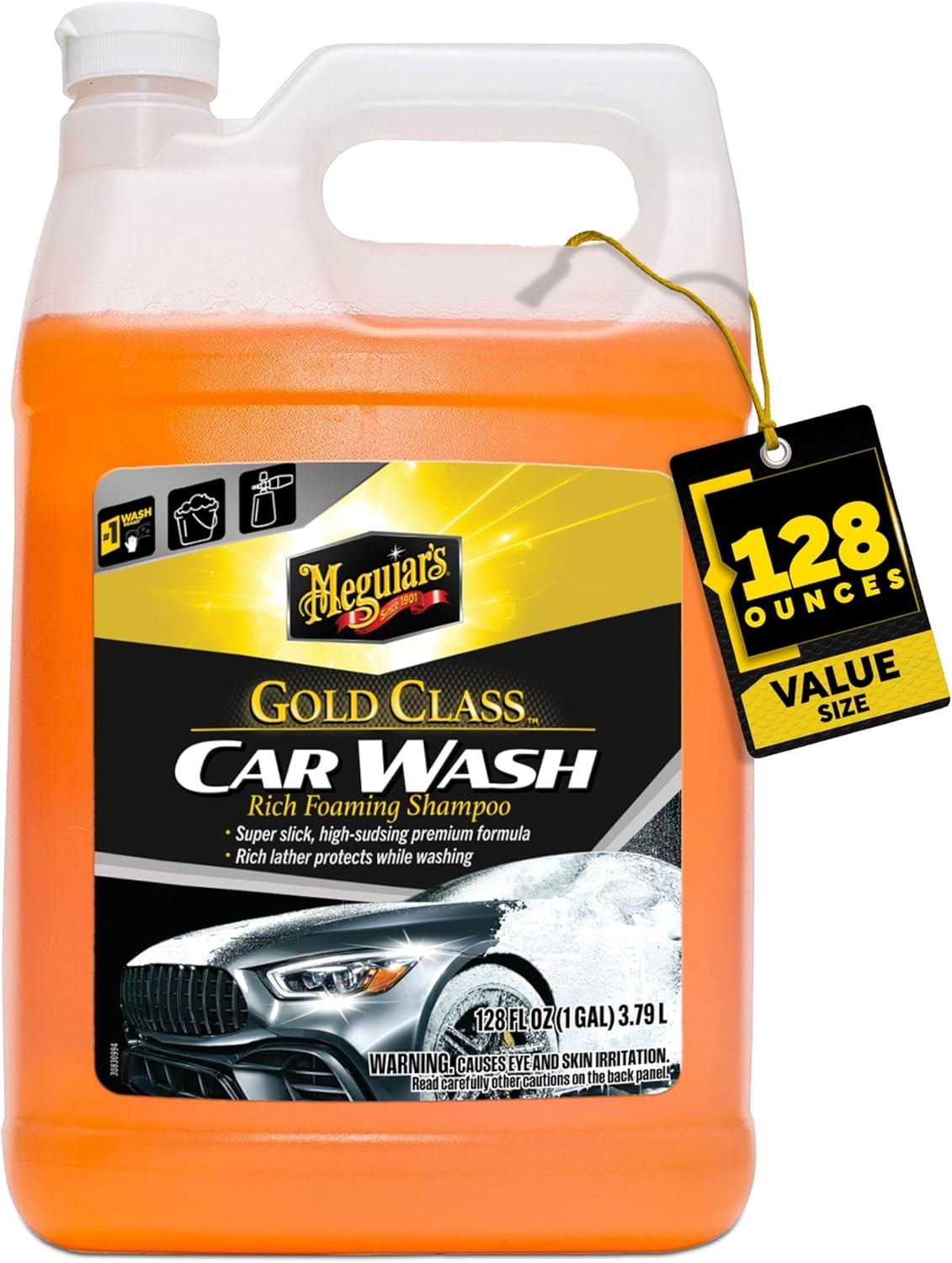 Car Wash Soap High Gloss Finish Deep Clean for Cars Trucks SUVs Biodegradable 1