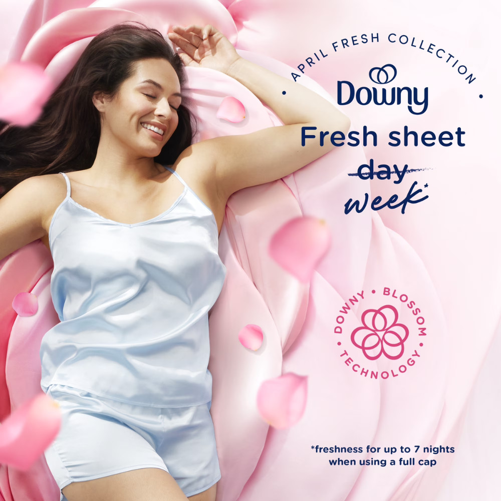 (2 Pack) Downy Liquid Fabric Softener, April Fresh Scent, 111 fl oz, 150 Loads