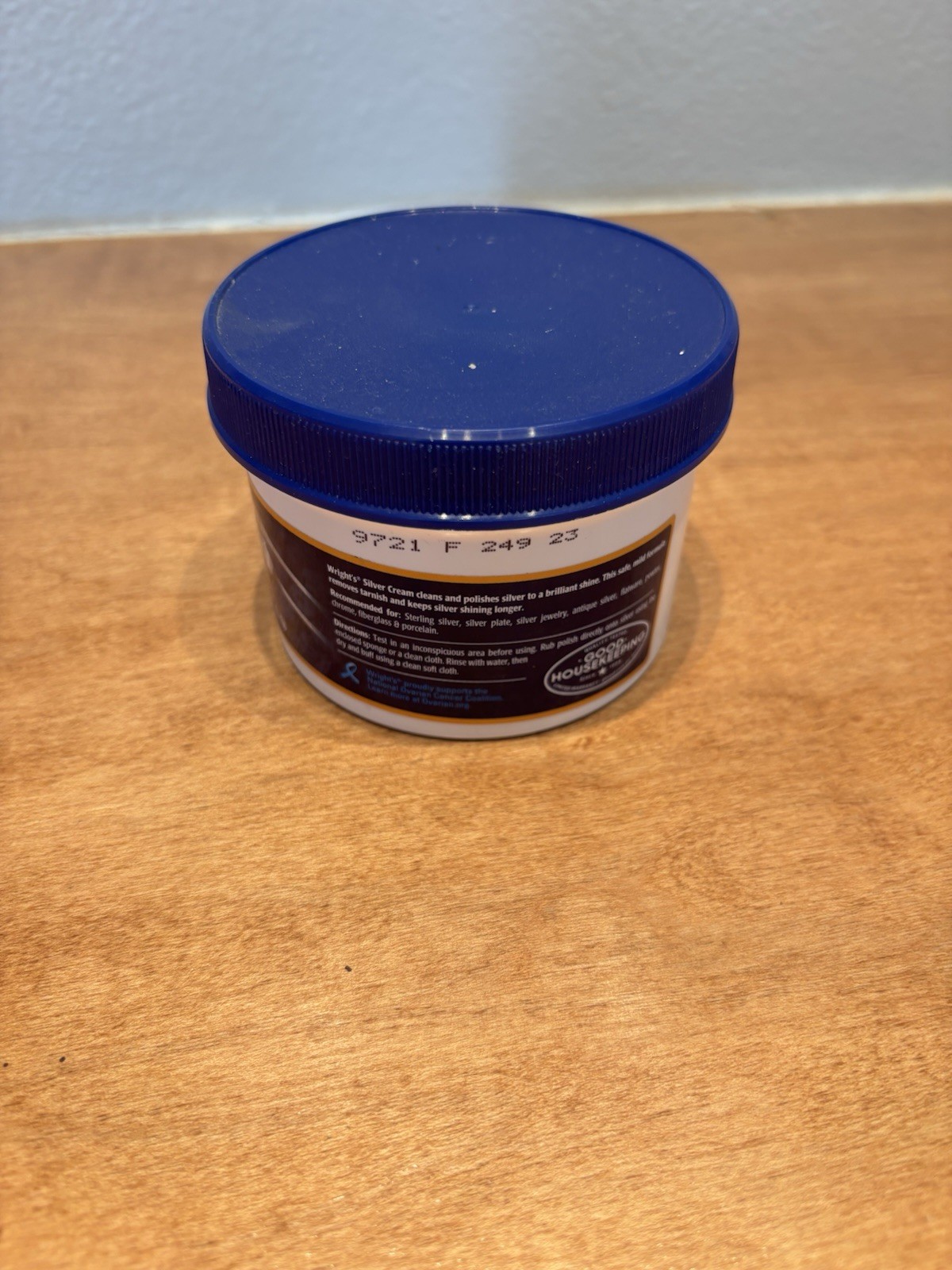 Wright’s Silver Cleaner and Polish Cream 8 oz Ammonia Free Gently Cleans Jewelry