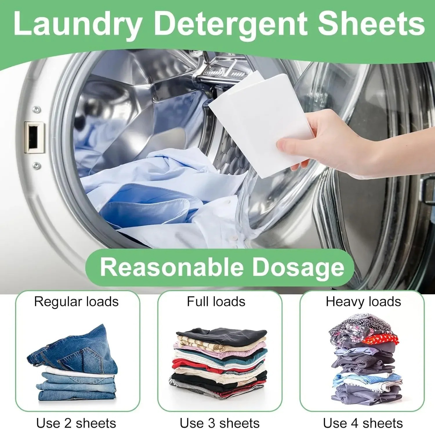100PCS Laundry Color Catcher Sheets Anti Dye Transfer Washing Machine Paper