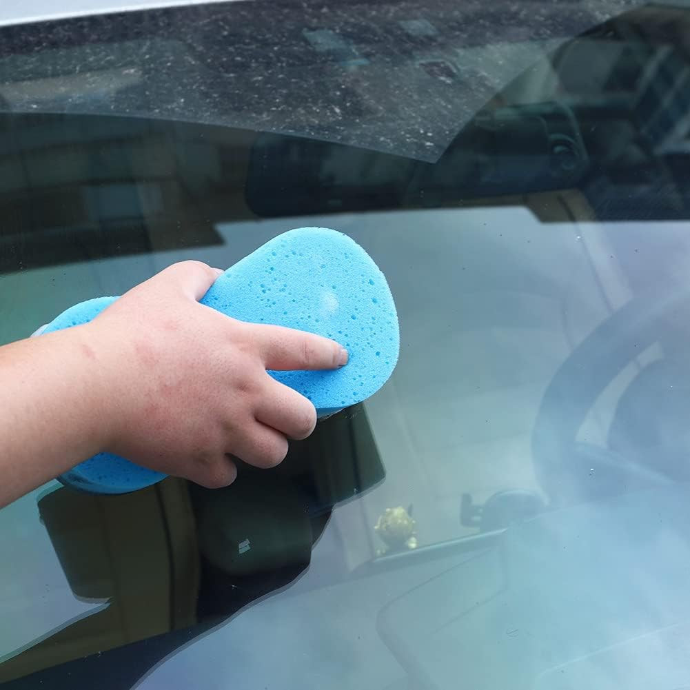 Car Wash Sponge, 3 Pack Extra Thick Large Colorful Cleaning Sponge Multi-Purpose