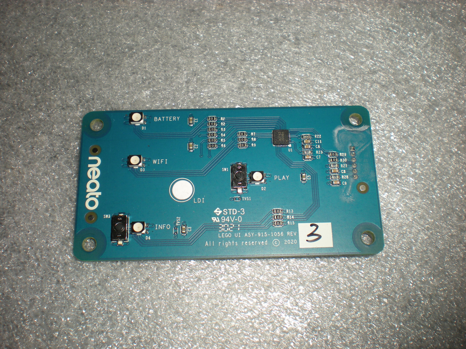 OEM Genuine Neato D8 Intelligent Robot LED Light/Start/info Button Control Board