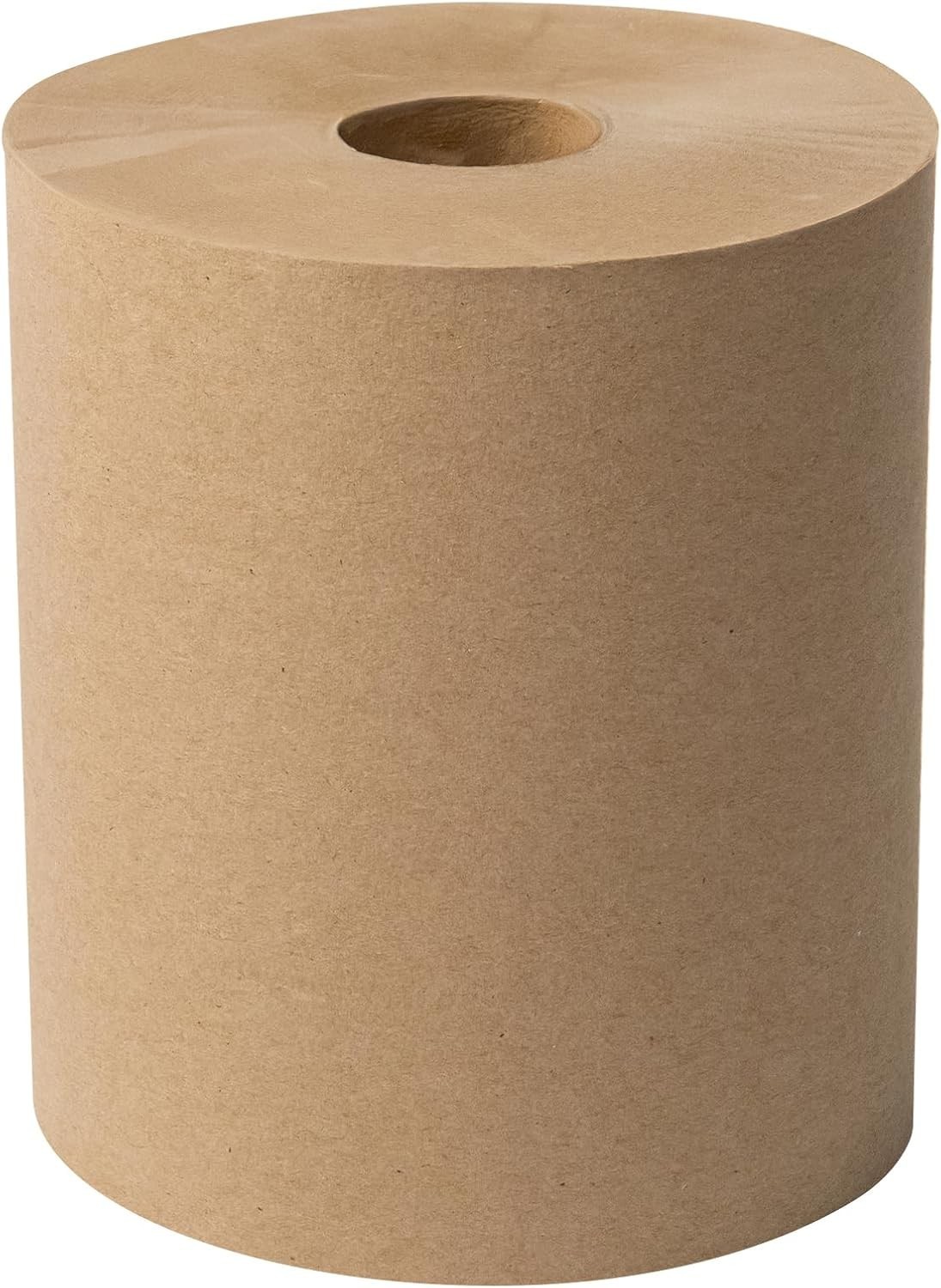 Sierra Hygiene Natural (Kraft) 1-Ply 8″ Hardwound Paper Towel, 800’ Roll – 6/Cas