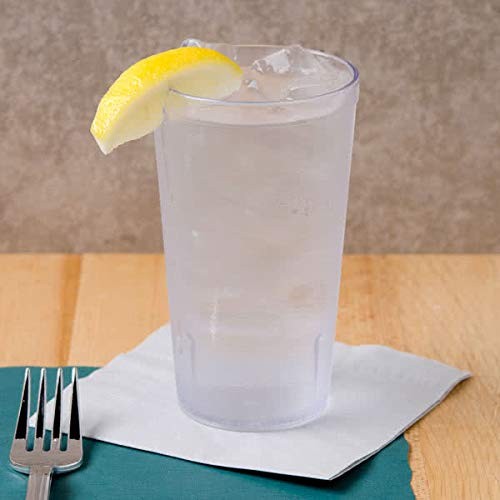 G.E.T. 6616-1-CL-EC Heavy-Duty Plastic Restaurant 16 Ounces Clear 16 ounces