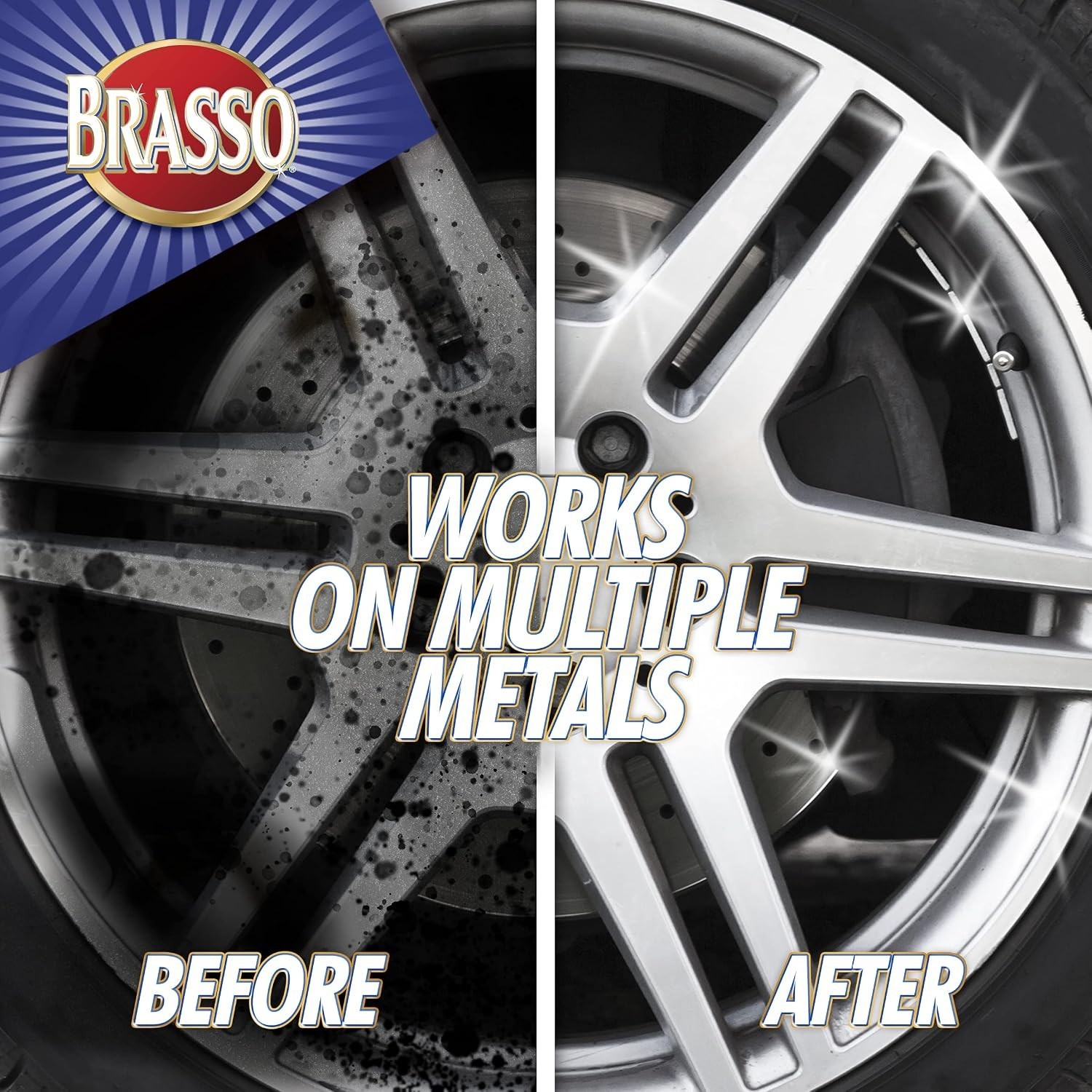 NEW Brasso Multi-Purpose Metal Polish, 8 oz