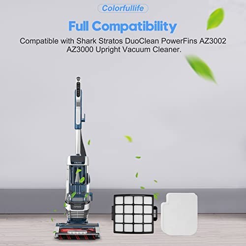 Colorfullife AZ3002 Filters for Shark AZ3002 AZ3000 AZ3000W for Stratos DuoClean