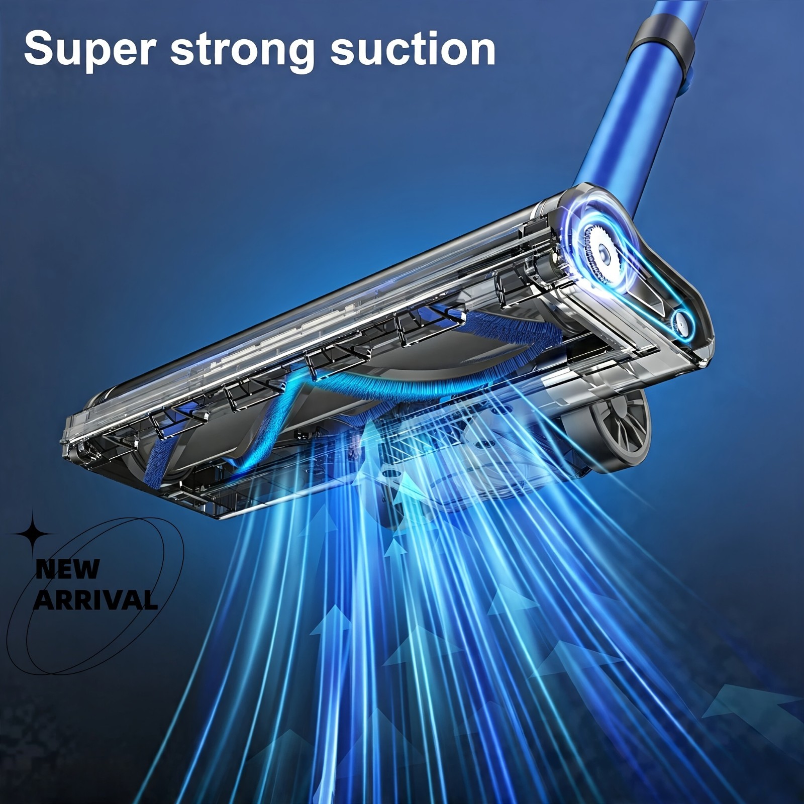 INSE Cordless Vacuum Cleaner, 45KPa Handheld Vacuum Cleaner, 6-in-1 Vacuum Clean