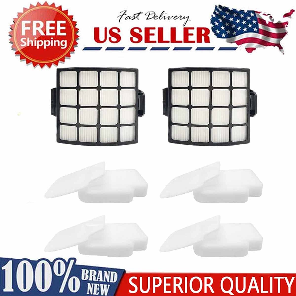AZ3000 Vacuum Filter Kit and Odor Kit with For Shark Stratos Upright Vac.