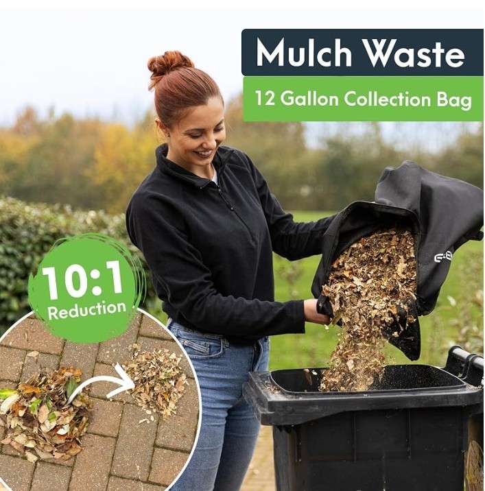 GreenSweep Vac & Blow Compact 3 In 1 Vacuum, Blower & Mulcher For Small Yards