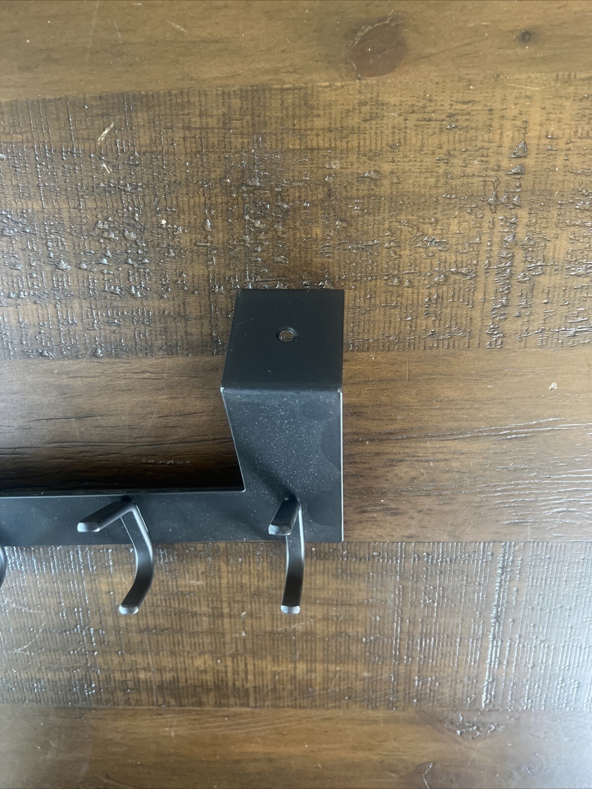 Black metal over the Door Hook No Assembly Required Door Hanger Hook Sturdy