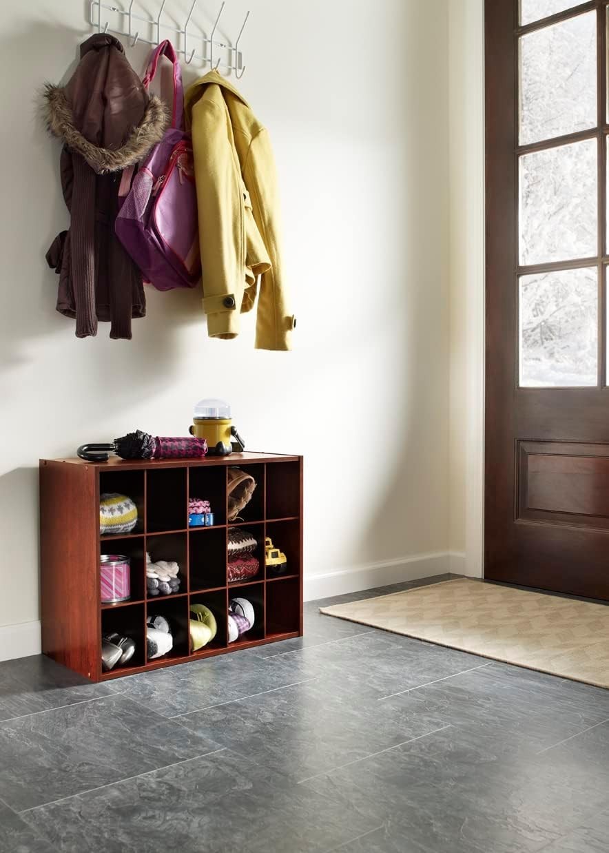 Space-Saving 15 Cube Organizer in Dark Cherry – Easy Assembly & Stylish Design