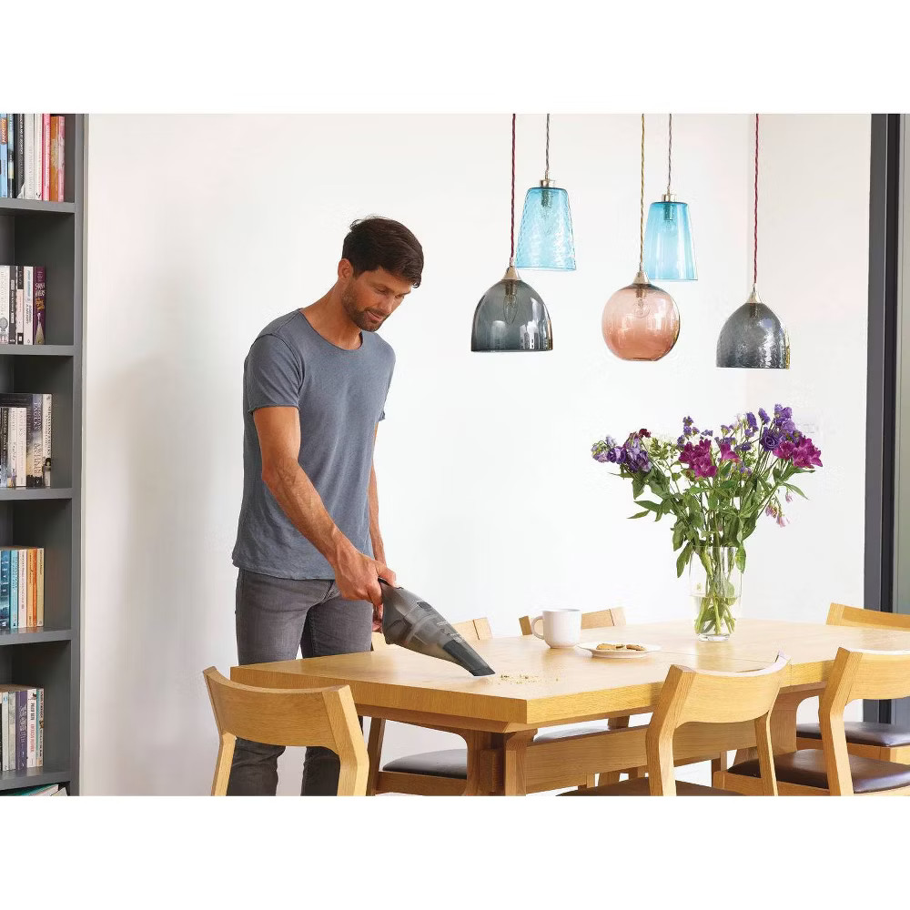 BLACK+DECKER Compact Lithium Handheld Vacuum – Gray HNVC220BCZ01