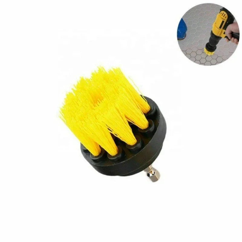 Drill Brush Attachment Set Power Scrubber Cleaning Kit Bathroom Tile Grout Clean