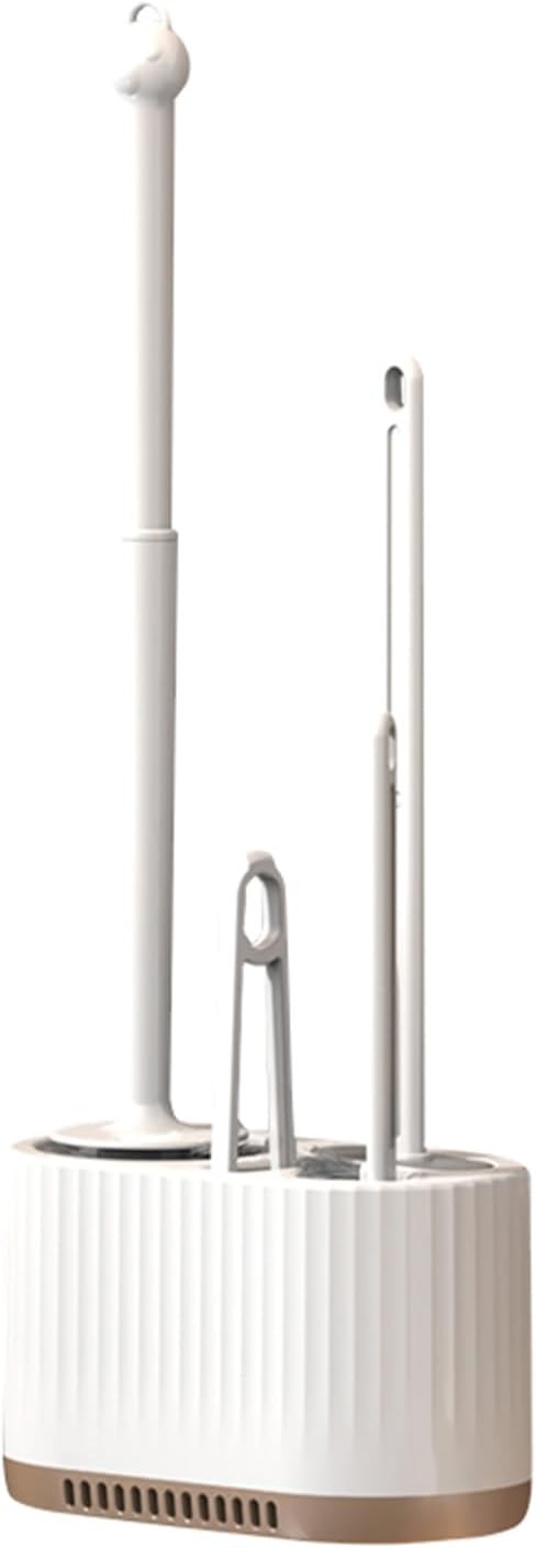 Basaza Toilet Brush and Holder Set Toilet Bowl Cleaning Brush and Holder for