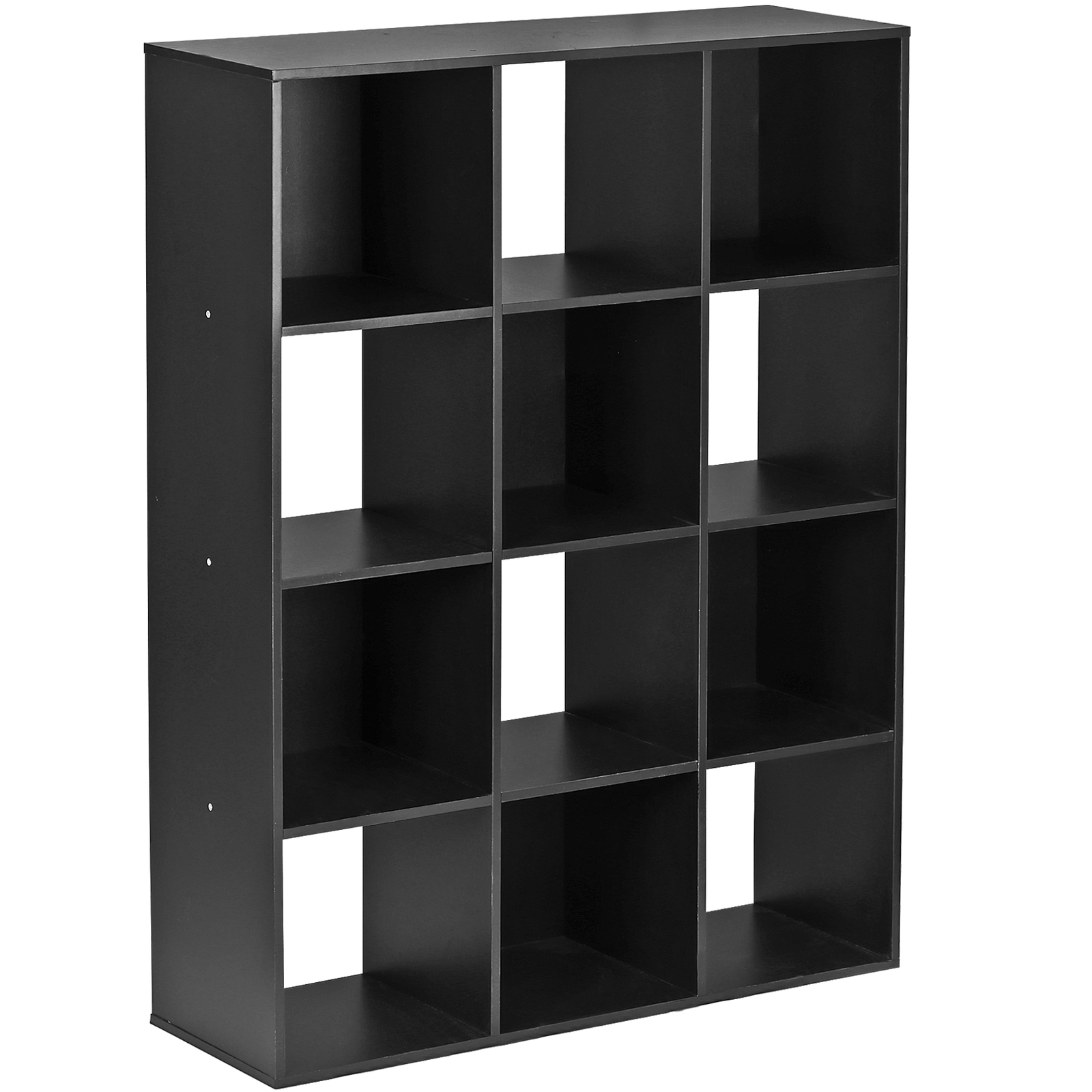 12 Cube Storage Organizer 3 Tier Black Bookshelf Free Combination Cube Shelves