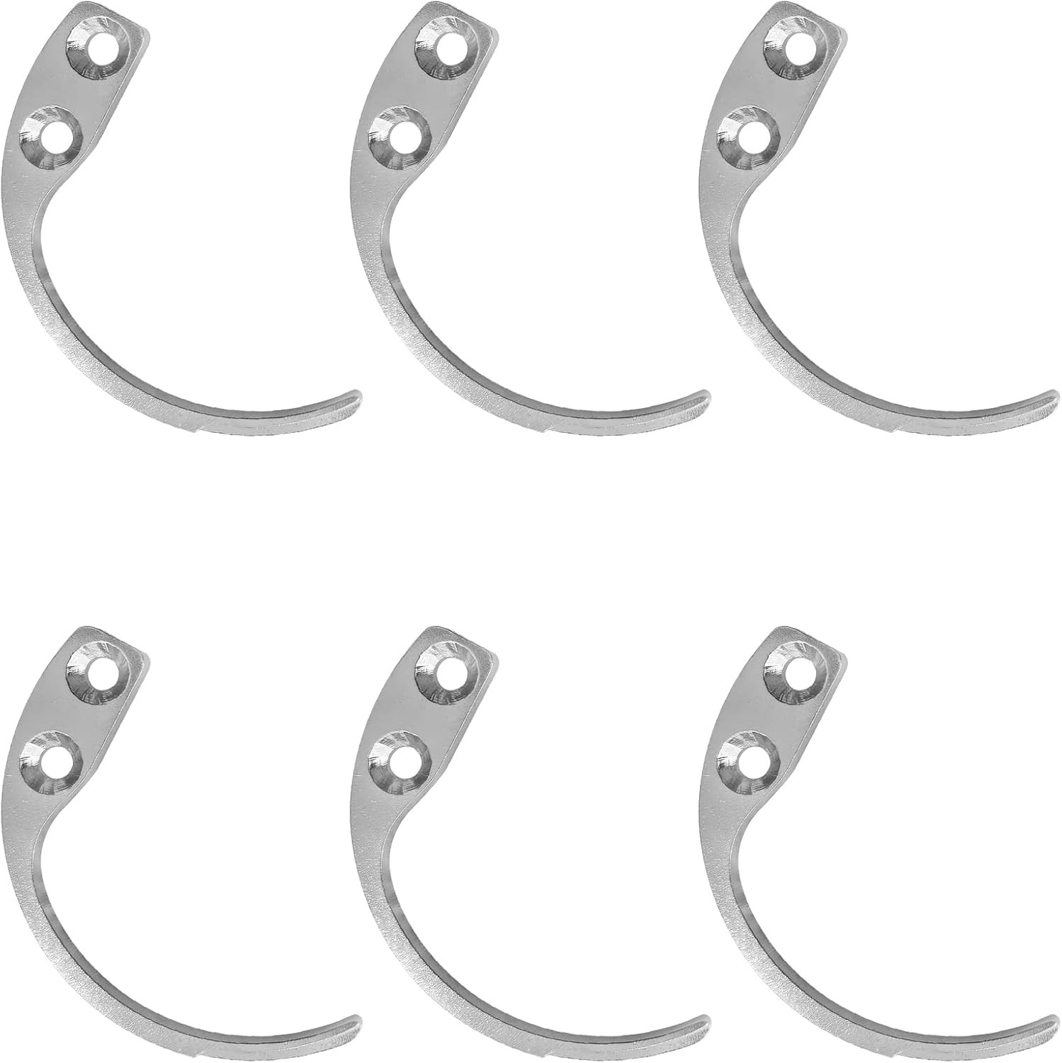 6Pcs Stainless Steel Hooks, Metal Tags Removal Tool for Supermarket Accessories