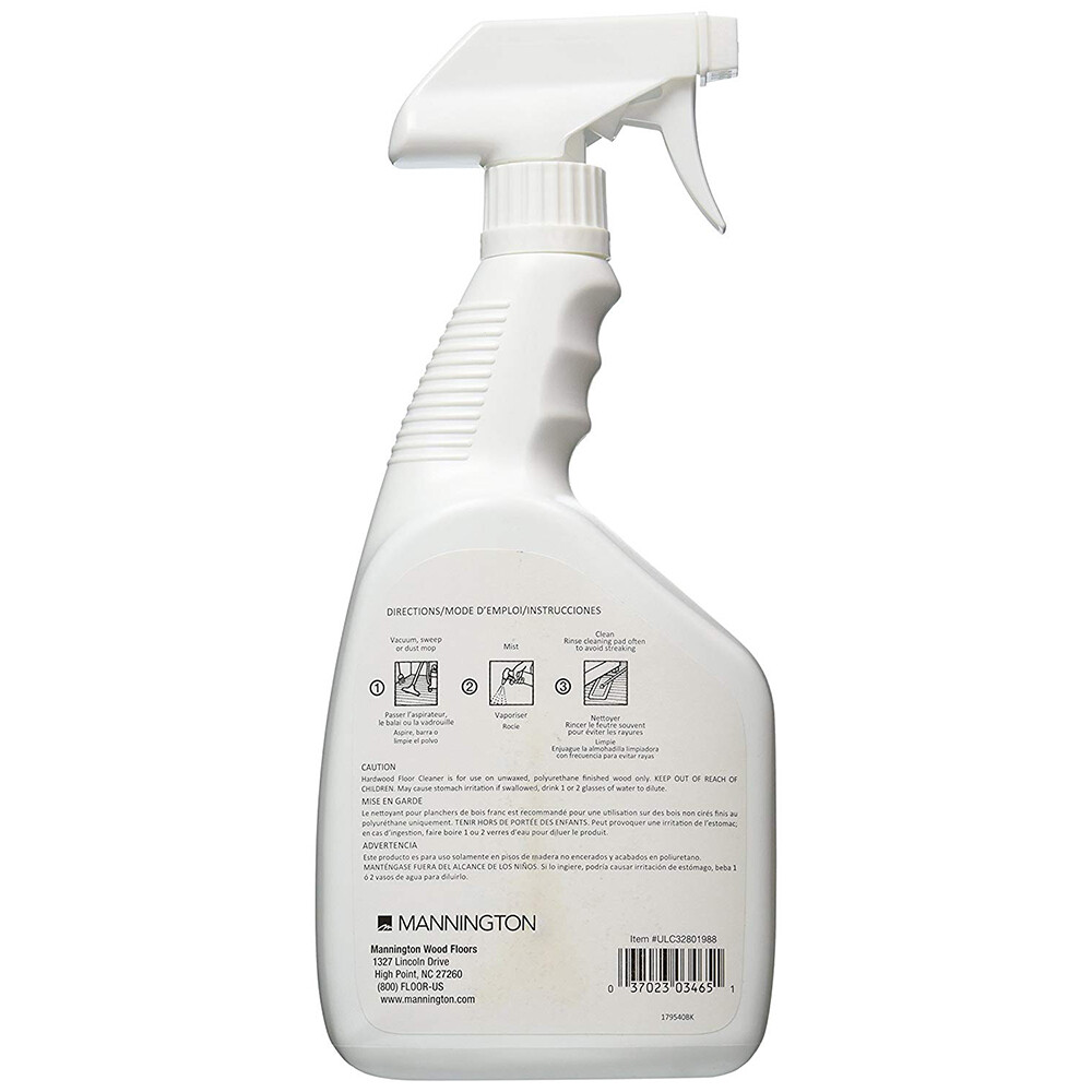 Mannington Ultra Clean 32oz Spray Cleaner for Hard Surface Floors