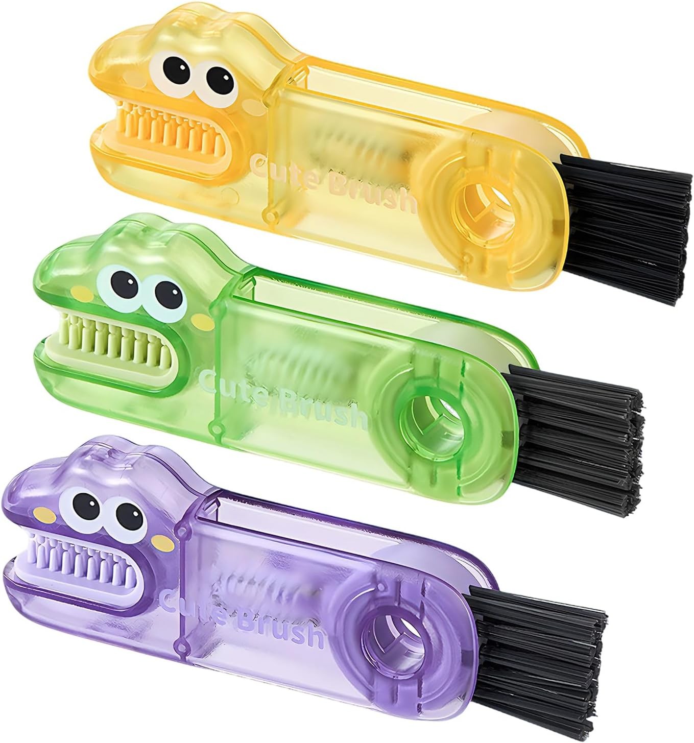 3 in 1 Cup Lid Gap Cleaning Brush Set 3 Pcs Multifunctional Bottle Cleaning Brus