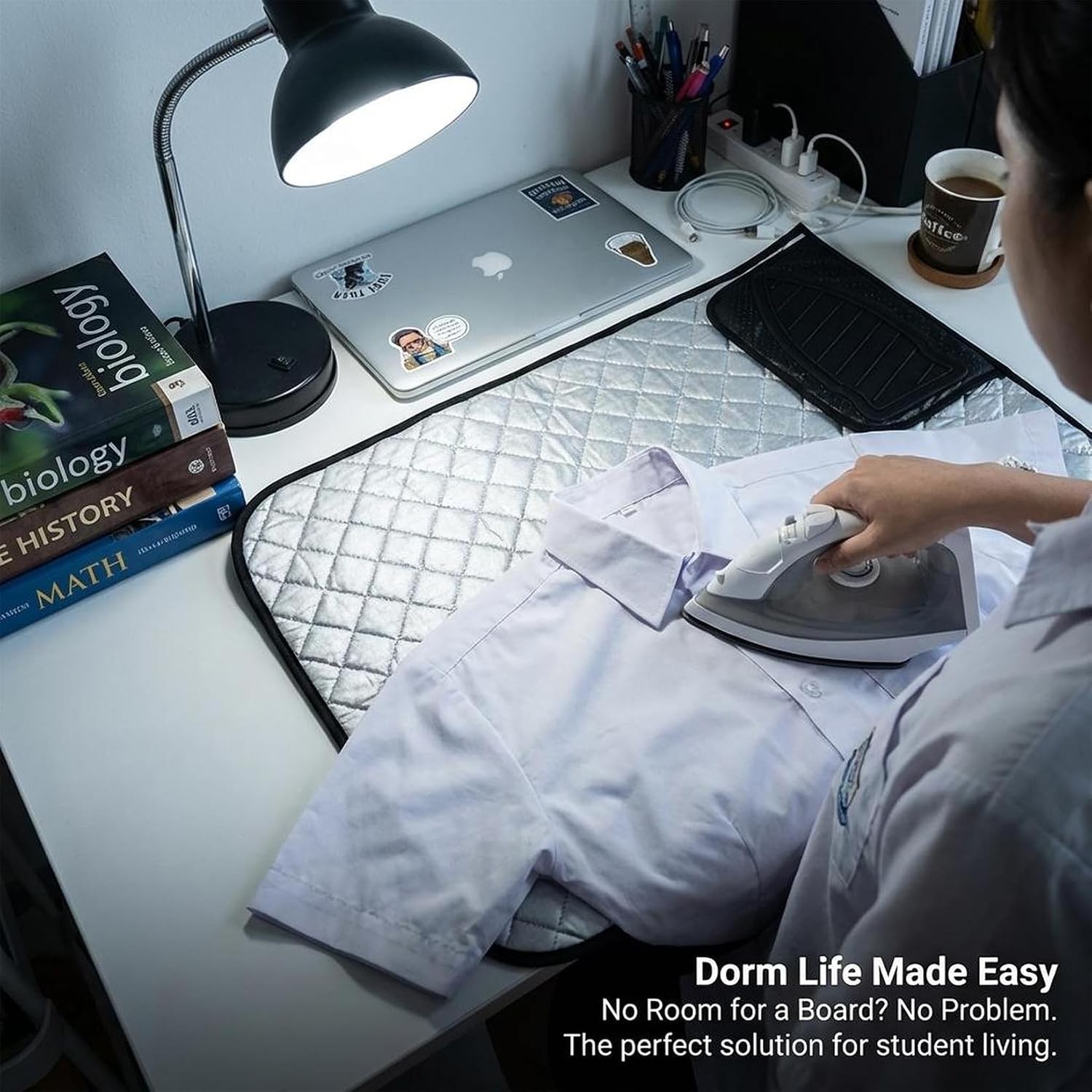 Magnetic Portable Table Top Ironing Board for Home Travel Laundry with Ironing