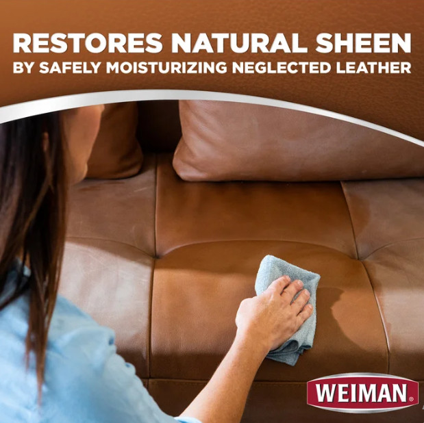 Weiman LEATHER CONDITIONER CLEANER Protect Restore Car Auto Seat Sofa 12oz spray