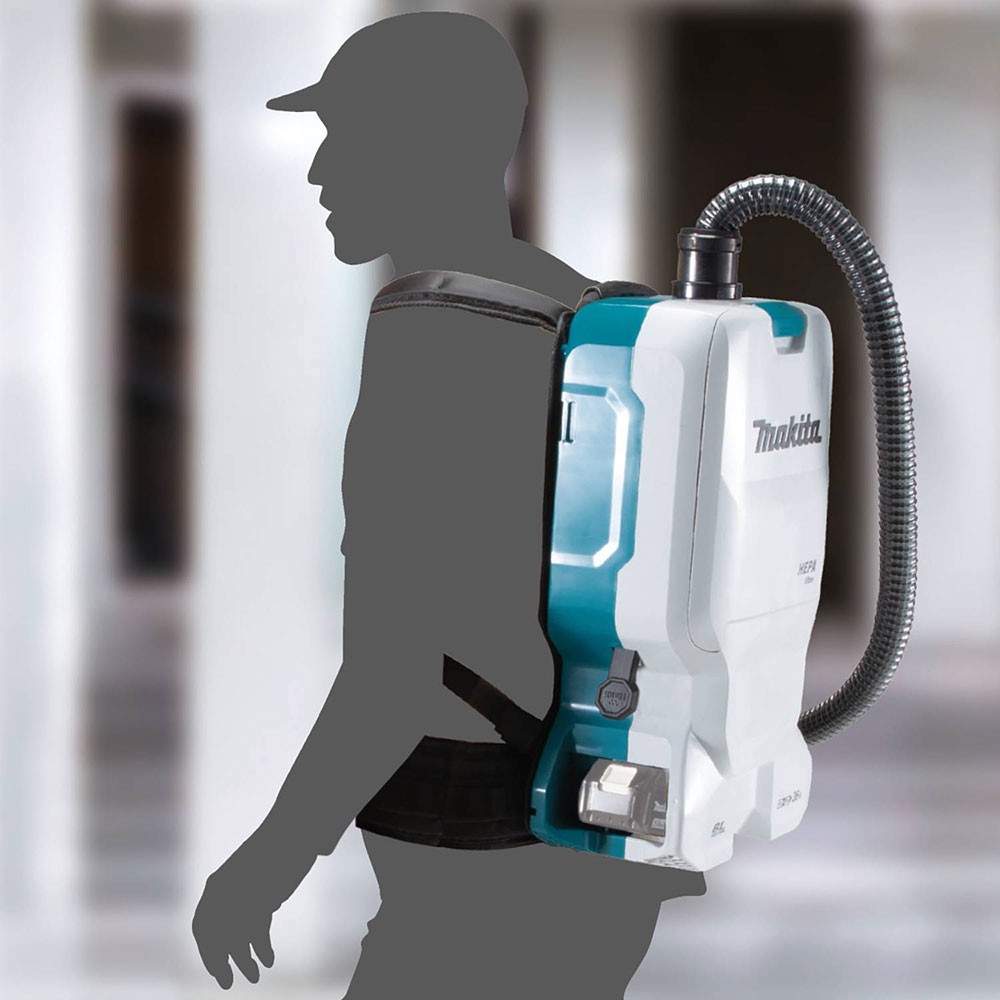 Makita XCV17Z 18V X2 LXT 1.6 Gallon Backpack Dry Vacuum