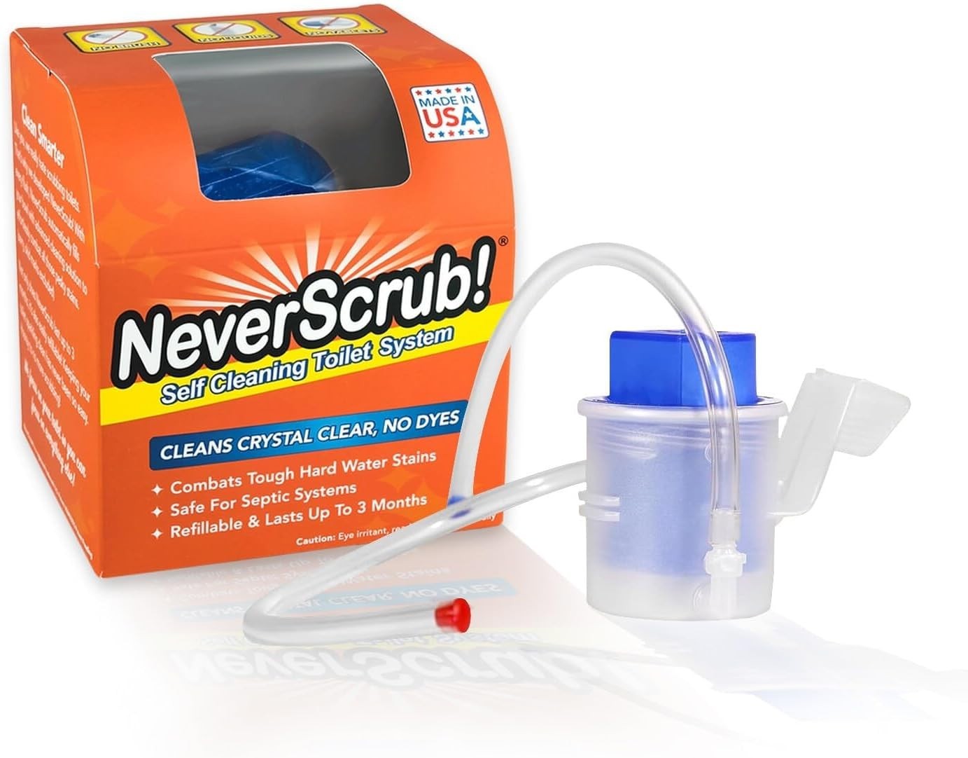 Self-Cleaning Toilet System with Refillable Cartridge – Lasts Up to 3 Months