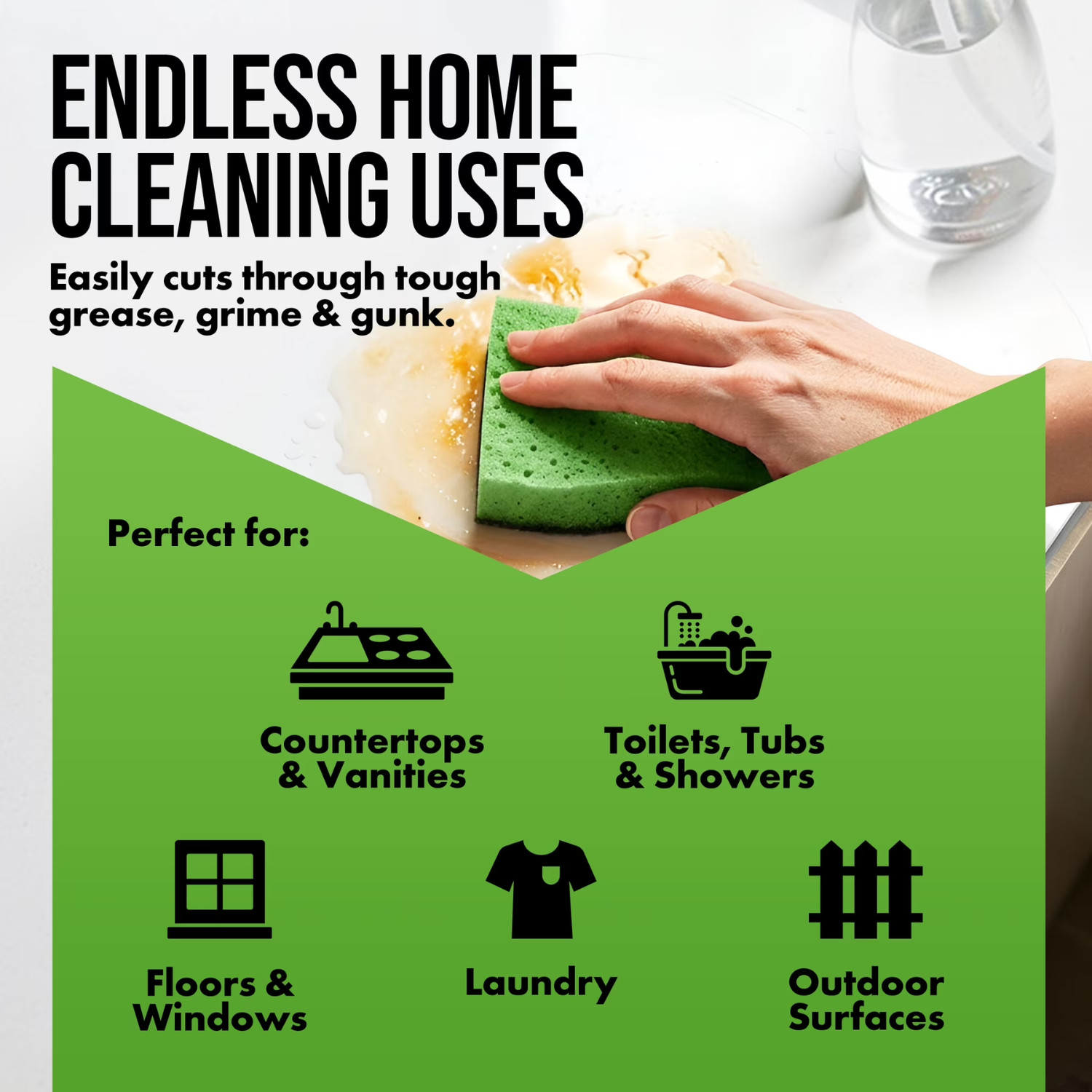 (2 Pack) Harris Vinegar Concentrate Cleaner 30 Percent All Purpose 1 Gallon