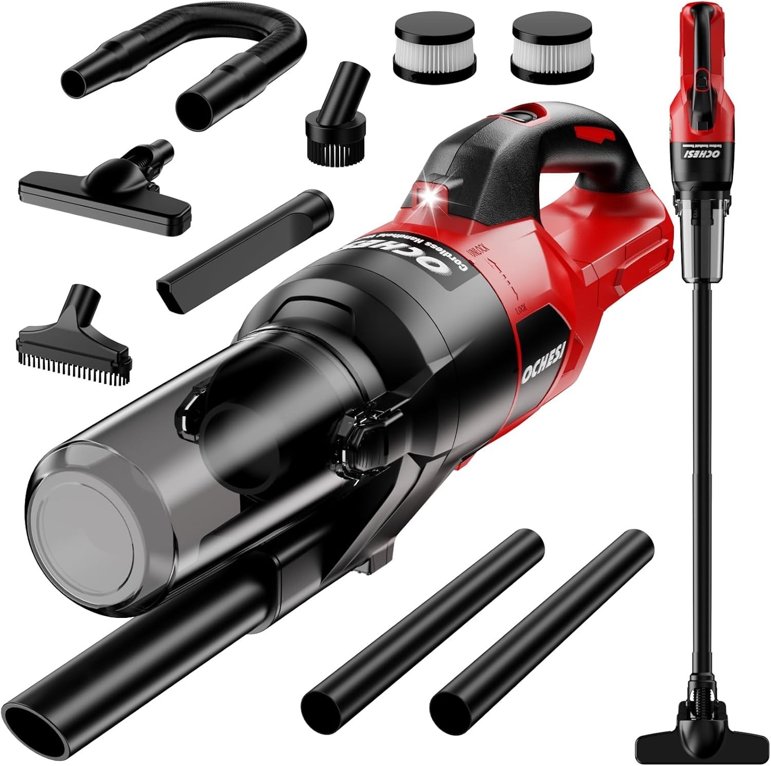 Cordless Vacuum for Milwaukee M18 Battery, 5 in 1 Handheld Electric Vacuum Cl…